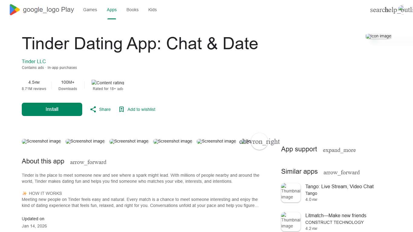 Tinder Dating App: Chat & Date - Apps on Google Play